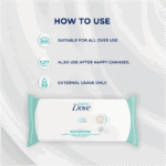 Baby Dove Sensitive Moisture Fragrance-Free Wipes 50pk