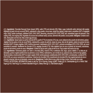 OLA Cornetto Classic Chocolate Flavoured Frozen Dessert Cone 120ml