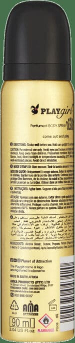 Playgirl Desire Perfumed Body Spray 90ml