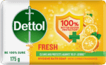 Dettol Fresh Hygiene Bath Soap Bar 175g