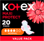 Kotex Maxi Protect Normal Sanitary Pads with Wings 20pk