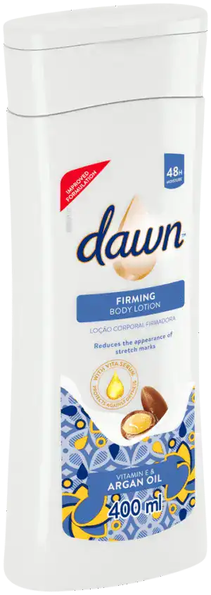 Dawn Vitamin E and Argan Oil Firming Repairing Body Lotion Helps Reduce Stretch Marks 400ml