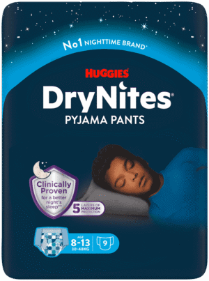 Huggies DryNites Age 8-13 Disposable Teen Nappy Pyjama Pants 9pk