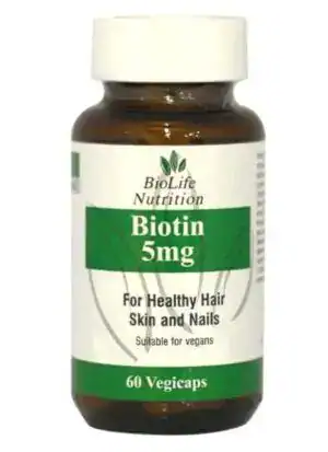 Biolife BIOTIN 5MG CAPS 60'S