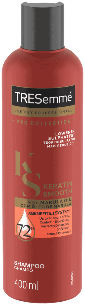 Tresemmé Keratin Smooth Frizz Control Lower Sulphate Shampoo 400ml