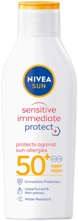 Nivea SUN SPF 50+ Sensitive Immediate Protect Lotion 200ml