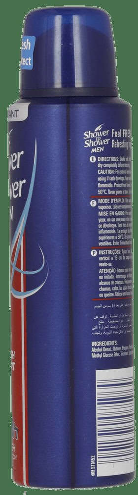 Shower To Shower Men Fresh Sport Deodorant Spray 150ml