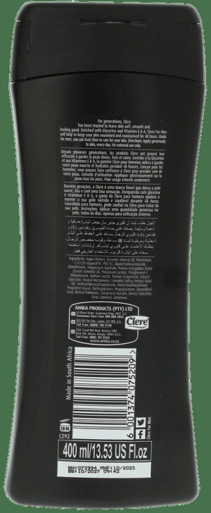 Clere Legend Body Lotion 400ml