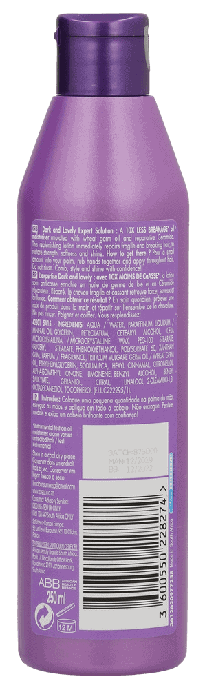 Dark And Lovely Anti-Breakage Oil Moisturiser 250ml