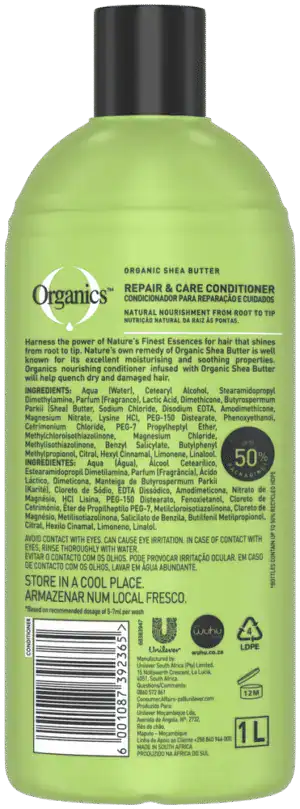 Organics Repair & Care Shea Butter Hair Repair Conditioner 1000ml