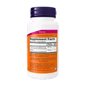 NOW FOODS PANTOTHENIC ACID 500MG 100VEG