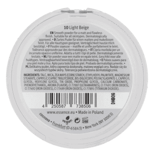 Essence 10 Light Beige Mattifying Compact Powder 12g