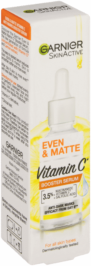 Garnier SkinActive Even & Matte Vitamin C Booster Serum 15ml