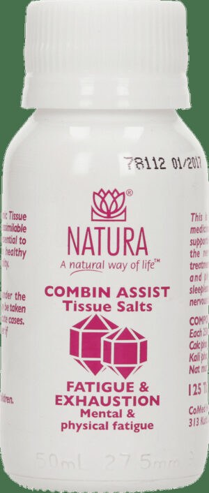 Natura Fatigue & Exhaustion Combin Assist Tissue Salt Tablets 125pk