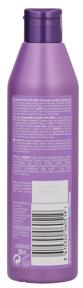 Dark And Lovely Total Repair 5 Oil Moisturiser Spray 250ml