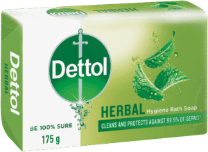 Dettol Herbal Hygiene Bath Soap Bar 175g