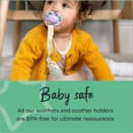 Tommee Tippee ClipOn Assorted Soother Holders 2pk
