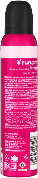 Playgirl Flirtatious Perfumed Body Spray 150ml