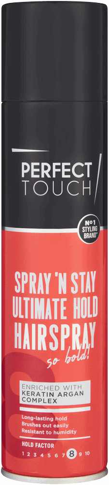 Perfect Touch Spray 'n Stay Ultimate Hold Hairspray 250ml