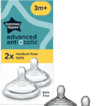 Tommee Tippee Closer to Nature Advanced Anti-Colic Medium Flow Teat 2pk
