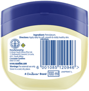 Vaseline Blue Seal Original Pure Petroleum Jelly 100ml