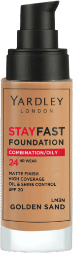 Yardley Stayfast Golden Sand SPF 20 24HR Foundation 30ml