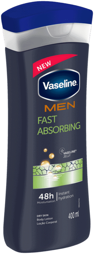 Vaseline Men Fast Absorbing Moisturizing Body Lotion 400ml