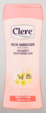 Clere HAND & BODY LOTION-RICH MUSK