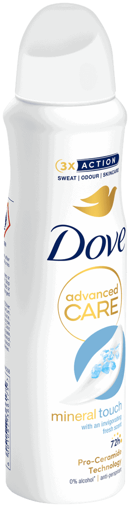 Dove Mineral Touch Anti-Perspirant Body Spray 150ml