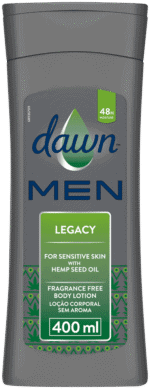 Dawn MEN Men Legacy Fragrance Free Body Lotion 400ml