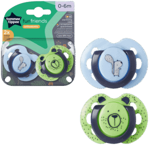Tommee Tippee Fun Friends Orthodontic Soothers 2pk