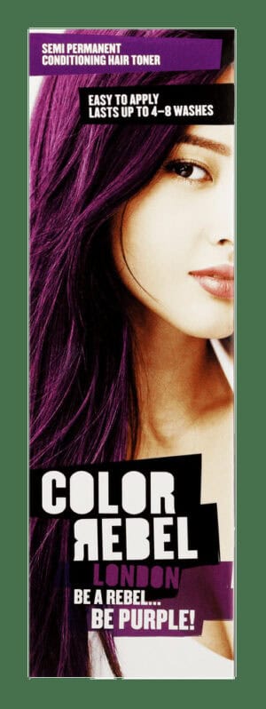 image-0 Color Rebel Be Purple Semi Permanent Conditioning Hair Toner 100ml
