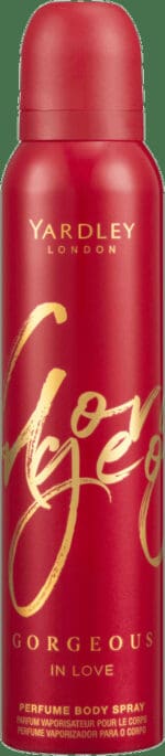 Yardley Gorgeous In Love Perfume Body Spray 150ml