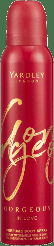 Yardley Gorgeous In Love Perfume Body Spray 150ml