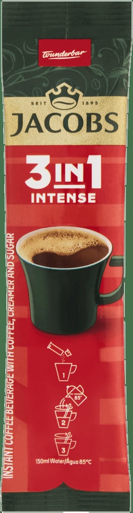 image-0 Jacobs Intense 3 in 1 Instant Coffee 11.1g