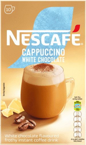 Nescafé White Chocolate Flavoured Instant Cappuccino 10 x 18g