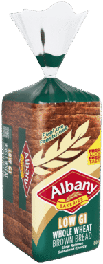 Albany Low G.I Wholewheat Brown Bread 800g