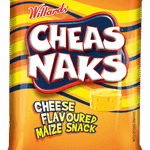 Willards Cheasnaks Cheese Flavoured Maize Snack 5 x 22g