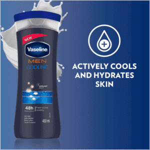 Vaseline Men Cooling Moisturizing Body Lotion 400ml