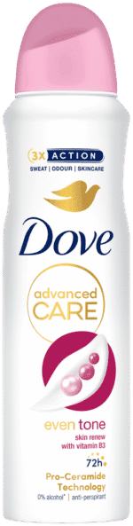 Dove Eventone Even Tone Skin Renew Anti-Perspirant Deodorant Body Spray 150ml