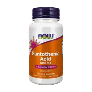 NOW FOODS PANTOTHENIC ACID 500MG 100VEG