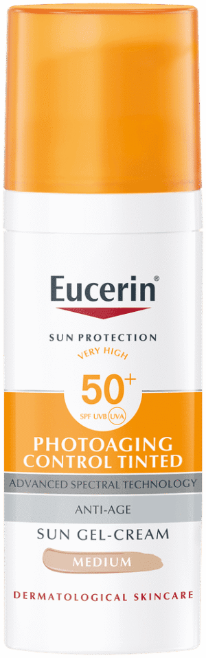 Eucerin Sun Protection Medium Photoaging Control Tinted UVA 50+ Sun Gel 50ml