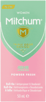 Mitchum Women Powder Fresh Antiperspirant & Deodorant Roll-On 50ml