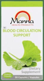 Manna Blood Circulation Support Dietary Supplement Capsules 90pk