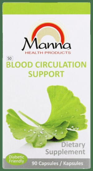 Manna Blood Circulation Support Dietary Supplement Capsules 90pk