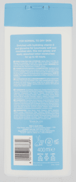 Yardley Lace Fine Fragranced Body Lotion 400ml