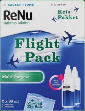 image-0 Renu MultPlus Multi-Purpose Flight Pack Solution 2 x 60ml