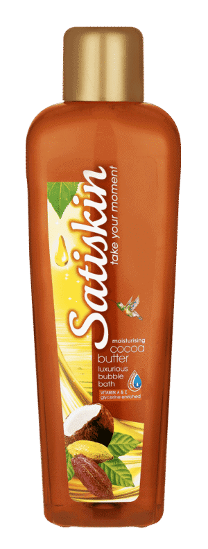 Satiskin Moisturising Cocoa Butter Luxurious Bubble Bath 1L