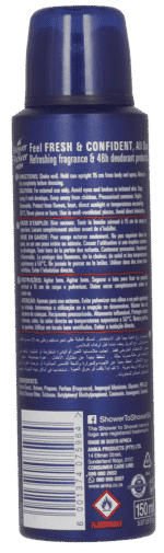 Shower To Shower Men Fresh Sport Deodorant Spray 150ml