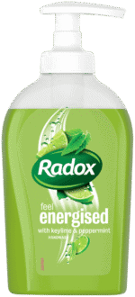 Radox Feel Energised Keylime and Peppermint Cleansing Hand Wash Soap 300ml